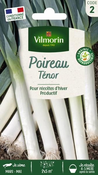 Potagères - Poireau Ténor - face recto